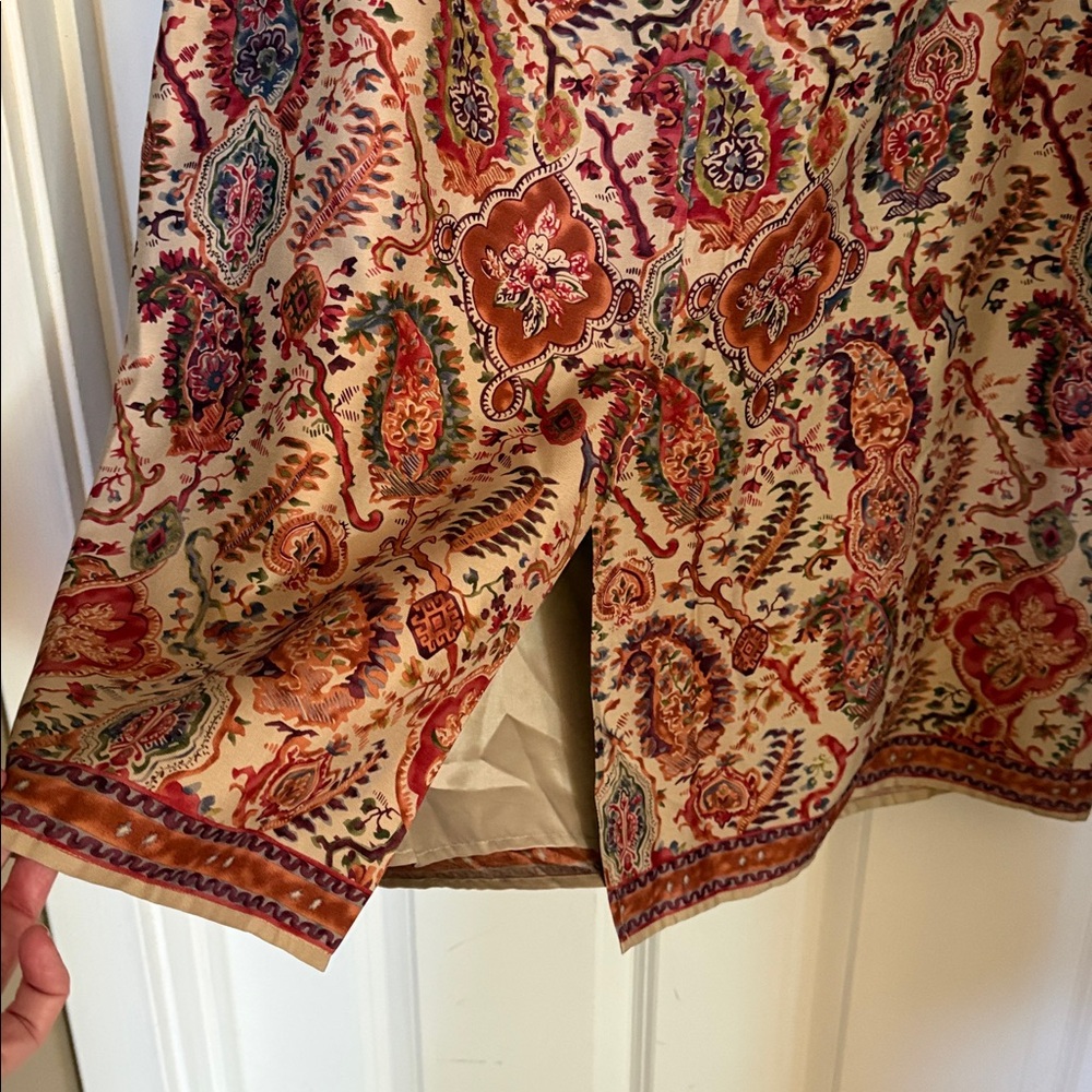 Sundance Multicolor Paisley Pencil Skirt - Picture 4 of 8